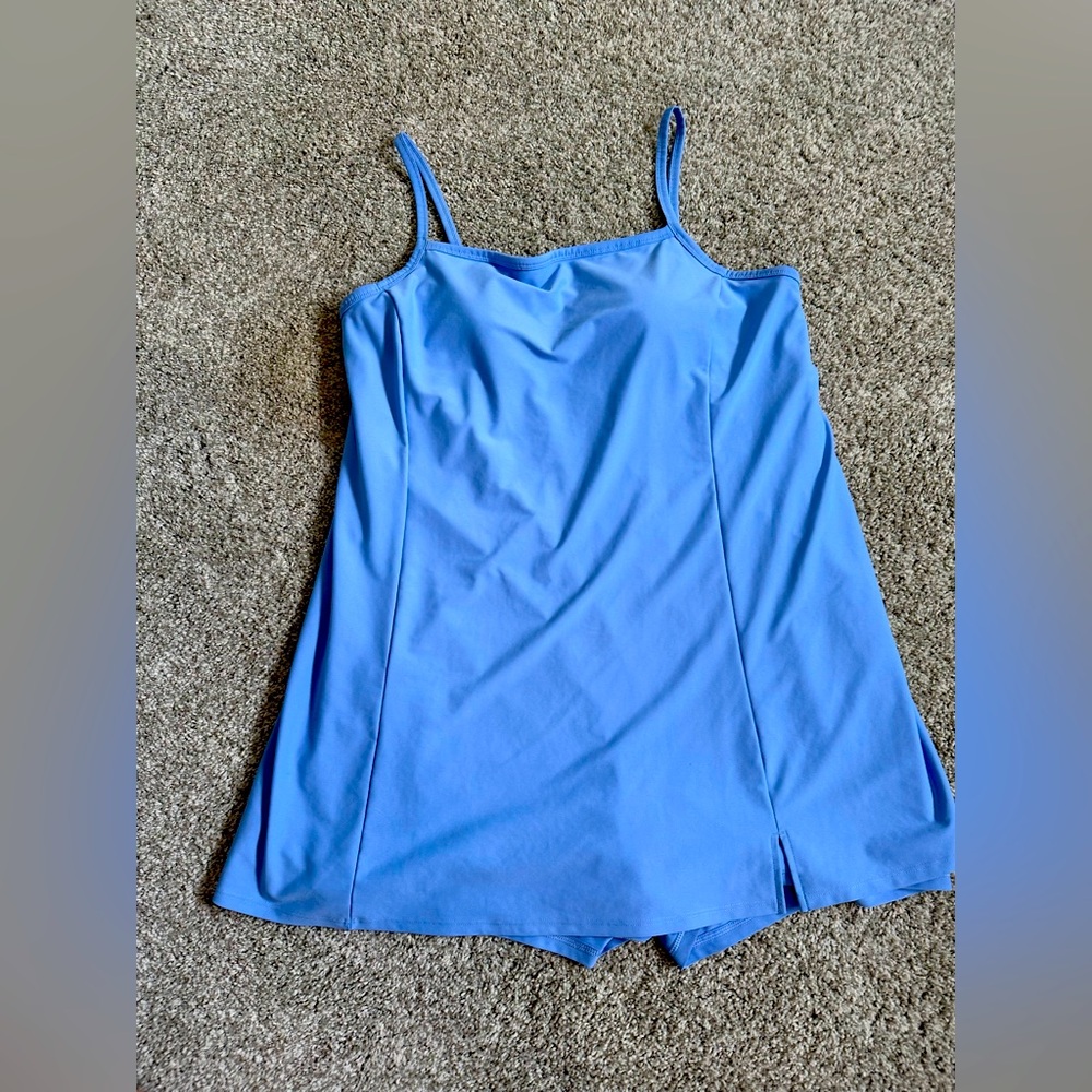 Old Navy Women's Blue Athletic Dress- with shorts